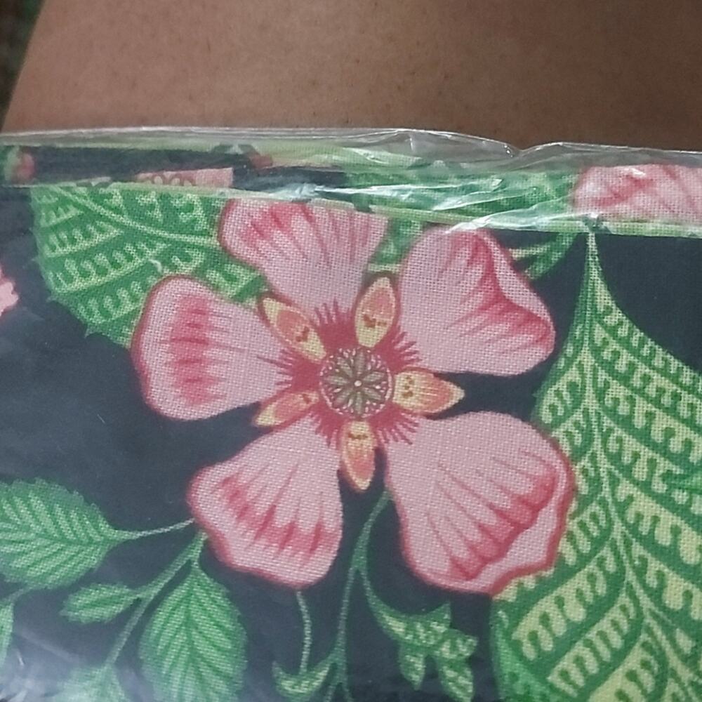 Vera Bradley “Botanica” Floral Sash Purse Twilly NEW Coconut Girl Dopamine